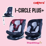 (3-Year Warranty) CAMERA I-CIRCLE PLUS+ Car Seat Isofix Installation 360 Degree Rotation