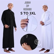 JUBAH KAIN KOSIBO ZIP KOSHIBO DEWASA JUBAH IMAM  JUBAH UMRAH Jubah Tahfiz Madrasha