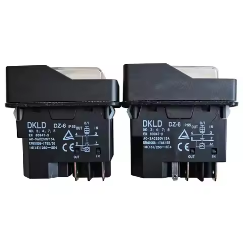 DKLD DZ-6 Electromagnetic Push Button Switches with Undervoltage and Power Failure Protection Functi