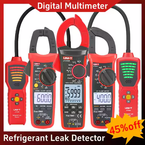 UNI-T UT201+ UT202+ UT203+ UT204+ UT202A+ UT208B Digital Clamp Meter Electric Multitester UT336A/B R