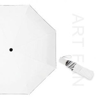 BEAR - 素色小清新折疊晴雨傘（白色 55CM*8K）