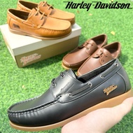 Harley-Davidson Men’s Vintage Timeless Classic Absolutely Smart Loafer Shoes Kasut Lofer Sampan Gaya