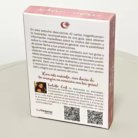 Romantic Love Oracle Deck 10.5*7.5cm In Spanish Language 42 Pcs Heart Chakra Oracle Cards