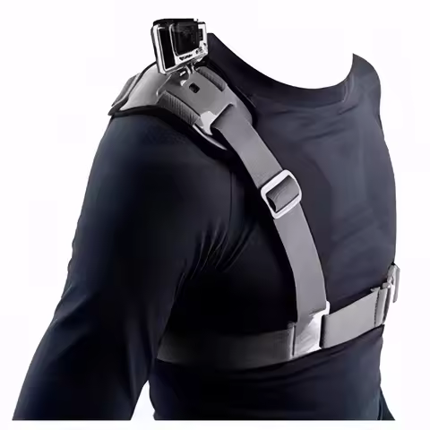 For Go pro Accessories shoulder Strap Mount Harness for Gopro Hero 13 10 9 7 5 SJ4000 Eken H9 Camera