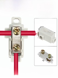 High Power Quick สายไฟ T-Type Branching Connector Terminal Block One In Two Out สี่ Out Wire Splitte