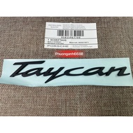 Taycan Porsche lettering, Porsche Taycan stamp, Taycan Porsche logo