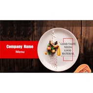 Personalised Menu Creations service