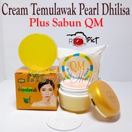Cream Temulawak Pearl Dhilisa Plus Sabun QM Brightening Soap Original / Cream Temulawak BPOM Asli