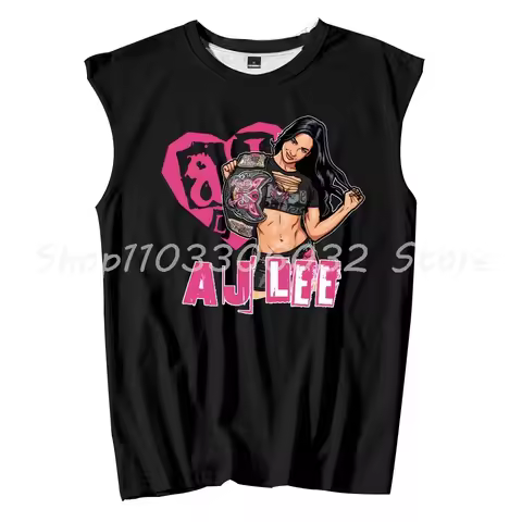 AJ Lee Merch Tank Tops Sleeveless T-Shirt Women Men Casual Outdoor Sportwear