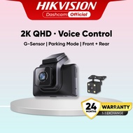HIKVISION K5 2K QHD Dashcam Dual Channel Voice Recognition Night Vision HDR & 24H Parking Monitoring
