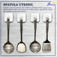 KODE A | ALAT MASAK SUDE / IRUS / EROS / SENDOK SOP / CENTONG / CIDUK / SEROKAN / SPATULA SET - SPAT