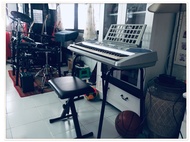 เก้าอี้เปียโนอย่างดี ปรับสูง-ต่ำได้ 3 ระดับ，ง่ายพับเปียโนสตูลอิเล็กทรอนิกส์เปียโนไฟฟ้าเปียโนไฟฟ้าเก้