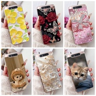For Samsung Galaxy A80 A90 4G New Elegant Floral Cat Painting Casing Samsung A80 A90 4G 2019 SM-A805