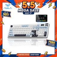 AULA S98Pro wireless keyboard 96 Keys BT/2.4/Type-c RGB hot swappable knob LCD display screen