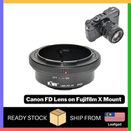 KIWIFOTOS Lens Mount Adapters for Canon FD Lens on Fujifilm X Mount Camera Body (LMA-FD_FX) Camera L