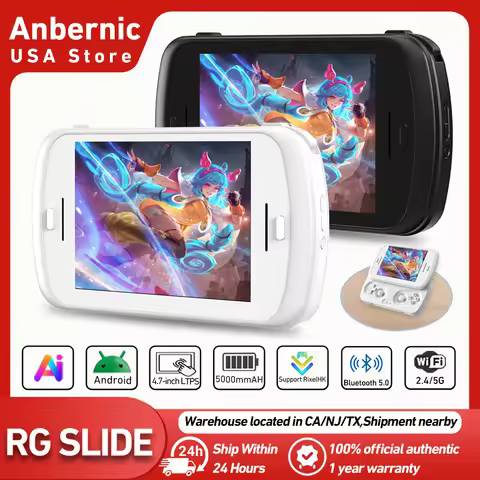 ANBERNIC RG Slide Video Handheld Game Console 4.7" LTPS In-Cell Screen Android 5000mAh Support FOTA