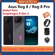 Global Asus ROG 8 Pro /Asus ROG 8 Snapdragon 8 Gen 3 6.78 inches 5500 mAh 65W wired Android 14 Dual 