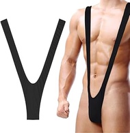MUNZE 1 Borat Mankini, Black, One Size, Joke Items, Fun Accessory, Stag Party, Pool Party Swimwear, 