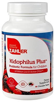 [USA]_Advanced Nutrition by Zahler Zahler Kidophilus Plus, Chewable Probiotics Supplement for Kids,