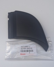 พลาสติกปิดมุมกันชนท้าย ด้านซ้าย L TOYOTA VIGO VIGO CHAMP โตโยต้า ไฮลักษ์วีโก้ สีดำ 2005-2014