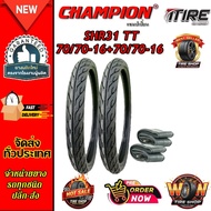 Motorcycle Tires Rim 16 Inches (1 Set) Champion Brand Model SHR31 Size 70/70-16 70/70-16