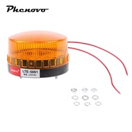 [Phenovo] Yellow Industrial Warning Strobe Beacon Light Alarm Lamp AC220V Water-Proof