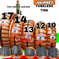 JOURNEY TUBELESS TIRE 70/80-17 70/90-17 80/80-17 80/90-17 90/80-17 100/80-17 110/70-17 140/70-17