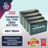 Summer Ebike Tianneng battery 48v 38ah and 48v 32.3ah Gel Type Solar battery Compatible with 48v 32a