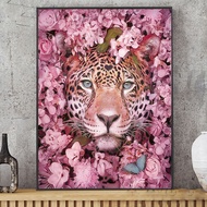 DIY Diamond Embroidery, Round Full Diamond beads Leaves, flower, tiger decoration painting rhinestone Diamond painting diamond painting cross stitch,beads painting