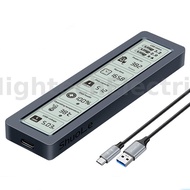 ShuoLe SL-TN26-P M.2 SATA SSD Enclosure with Digital Display USB 3.2 Gen1 Type-C 5Gbps High Speed Al