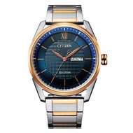 [Powermatic] Citizen Eco Drive Aw0086-85L Blue Dial Two-Tone Stainless Steel 100M Men'S Watch