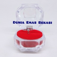 Cincin Diamond,berat 1.30gram Emas Putih 750%