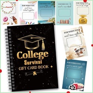 OnePeache Graduation College Gift Card Book 20 Card Organizer for University Gift Card Storage Survi