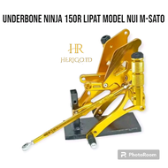 Footstep Step Underbone Ninja 150 Ninja R Ninja RR Step Lipat Model NUI CNC