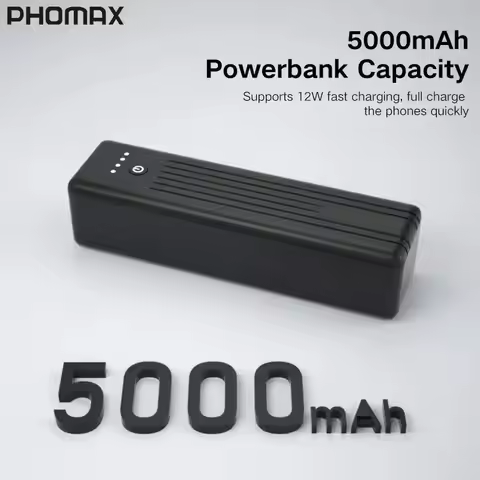 PHOMAX Hot Sales Small Size Power Bank Power Bank Station Led Digital Display Cell Phone Power Bank 