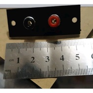 soket rca 2 pin buat di box