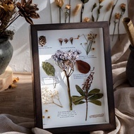 【Ready Stock】4cm Depth 3D Hollow Wooden Transparent Frame DIY Photo Dried Flower Bingkai Fhoto Mas K