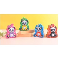 [FREE BUBBLE+Box] Coin Box Mini Piggy Bank Key Padlock Animal Panda Animal P-25