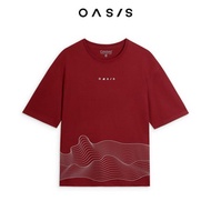 OASIS เสื้อยืดโอเวอร์ไซส์ รุ่น MTCO1856 - OASIS, Lifestyle &amp; Fashion