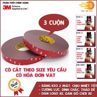 3 Rolls of super sticky acrylic double-sided tape 06mm x 10m 3M 4229P