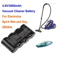 Cameron Sino 3000mAh Vacuum Cleaner Baery 4/P-140SCR, 900055173 for Electrolux Spirit Wet and Dry, ZB264x