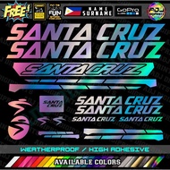 STA CRUZ Bike Frame Set Decals Stickers MTB SPECIAL COLOR VINYL