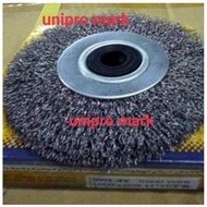 WHEEL BRUSH WG-45 STEEL WIRE 100 MM-4 IN UNION