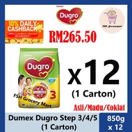 Dumex Dugro 3 / 4 / 5 (Asli / Madu / Coklat) (850g X 12) (Original / Honey / Chocolate) Step 3 / 4 /