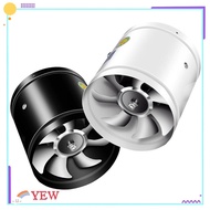 YEW Mute Exhaust Fan, Air Ventilation Pipe Toilet Exhaust Fan, Multifunctional 4'' 6'' Black White Super Suction Ceiling Booster Household Kitchen