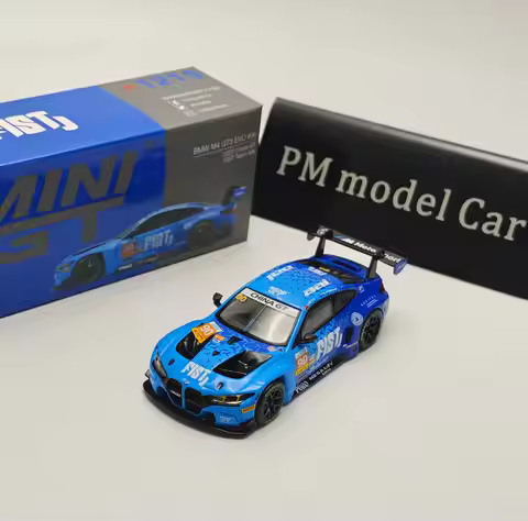 MINIGT 1:64 BMW M4 GT3 EVO #90 GT Champion 1215 Fist Champion Alloy Diecast Model Car Collectible Gi