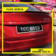 PLATE KERETA LULUS JPJ | Plate Kereta Standard, Plate Siap Tampal Nombor, Plate Spec JPJ
