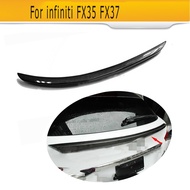 carbon fiber Rear Trunk Lip Spoiler Wing Fit For infiniti FX35 FX37