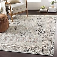 Artistic Weavers Carys Gray Updated Traditional 7'10" x 10'3" Area Rug, Mauve