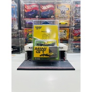 Mini GT No. 1165 McLaren MCL38 81 Piastri F1 2024 Monaco GP 2nd Winner Blister Packaging
